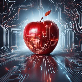 Apple photo with technology